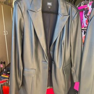 INC International Concepts Women's Classic Black Blazer